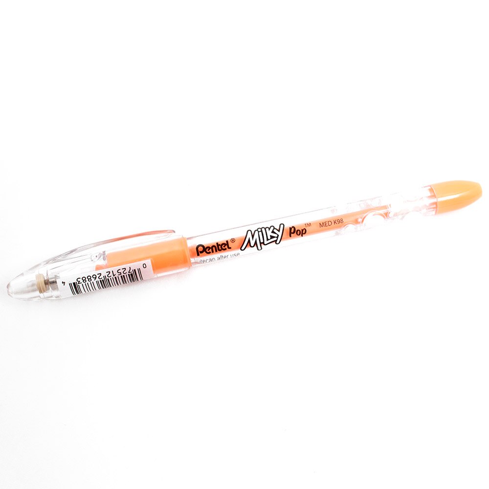 Pentel, Milky, Pop Pastel, Gel Pen, Orange